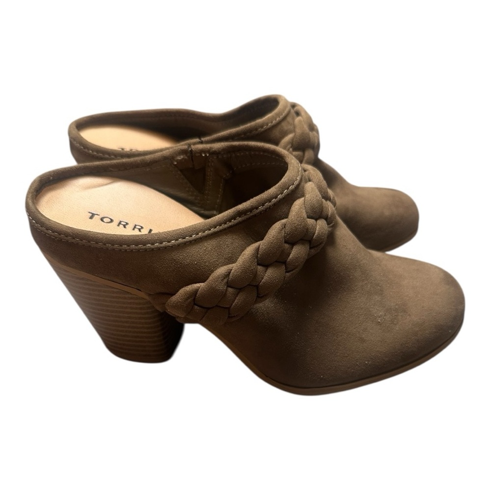 Torrid Women's Brown Faux Suede Braided Mules‎ Slip-On Size 7.5 Wide NWOT! - Picture 3 of 11